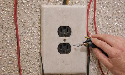 Electrical outlet installation